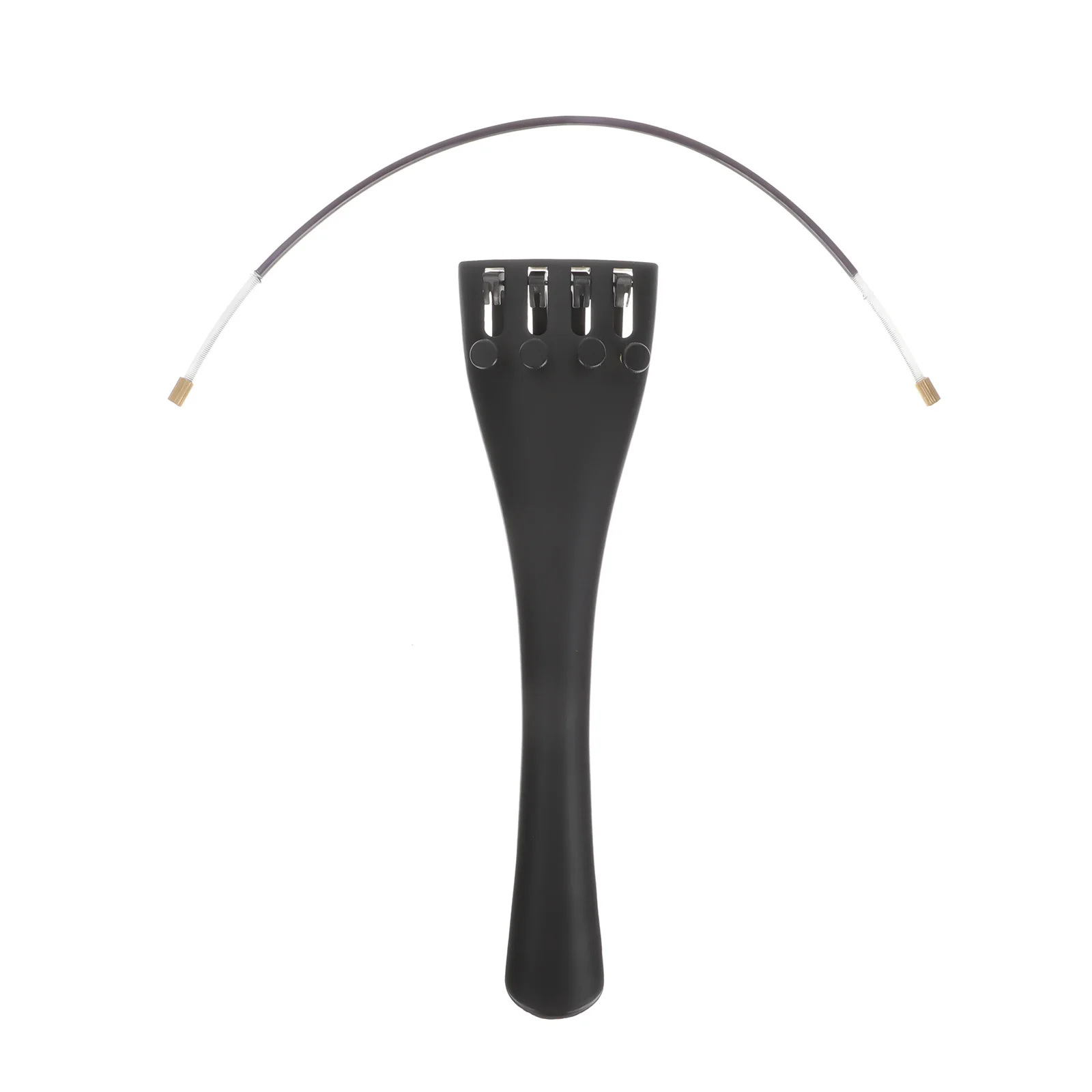 

1Set Cello Tailpiece Replacement Durable Aluminum Alloy Fine Tuner String Board Musical Instrument Parts Black