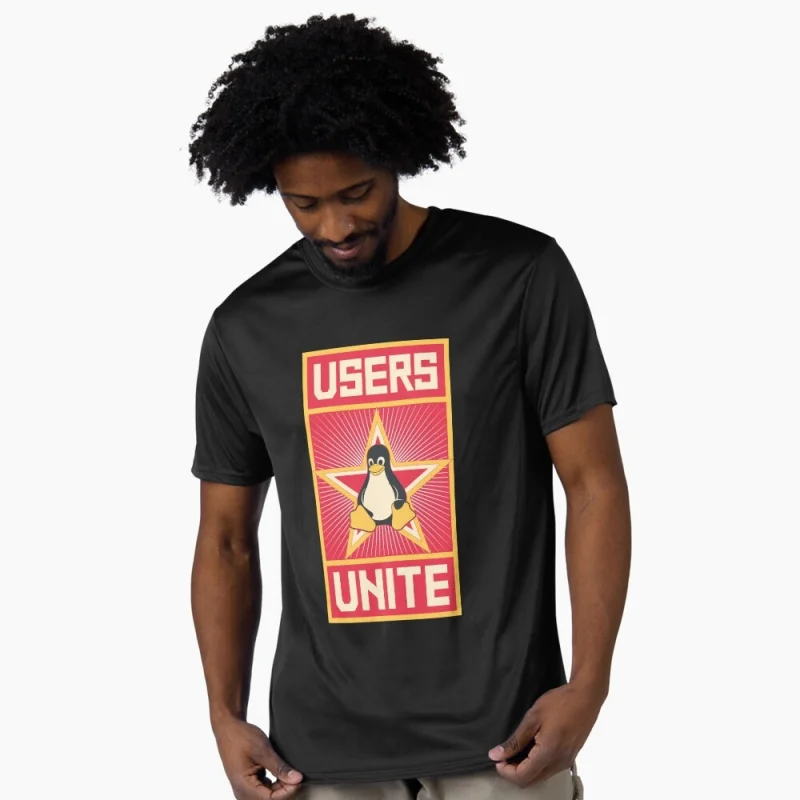 

Linux Users Unite Penguin Funny Command Humor Developer Gift t shirt for Software Engineer Graphic clothes All size Tops S-6XL