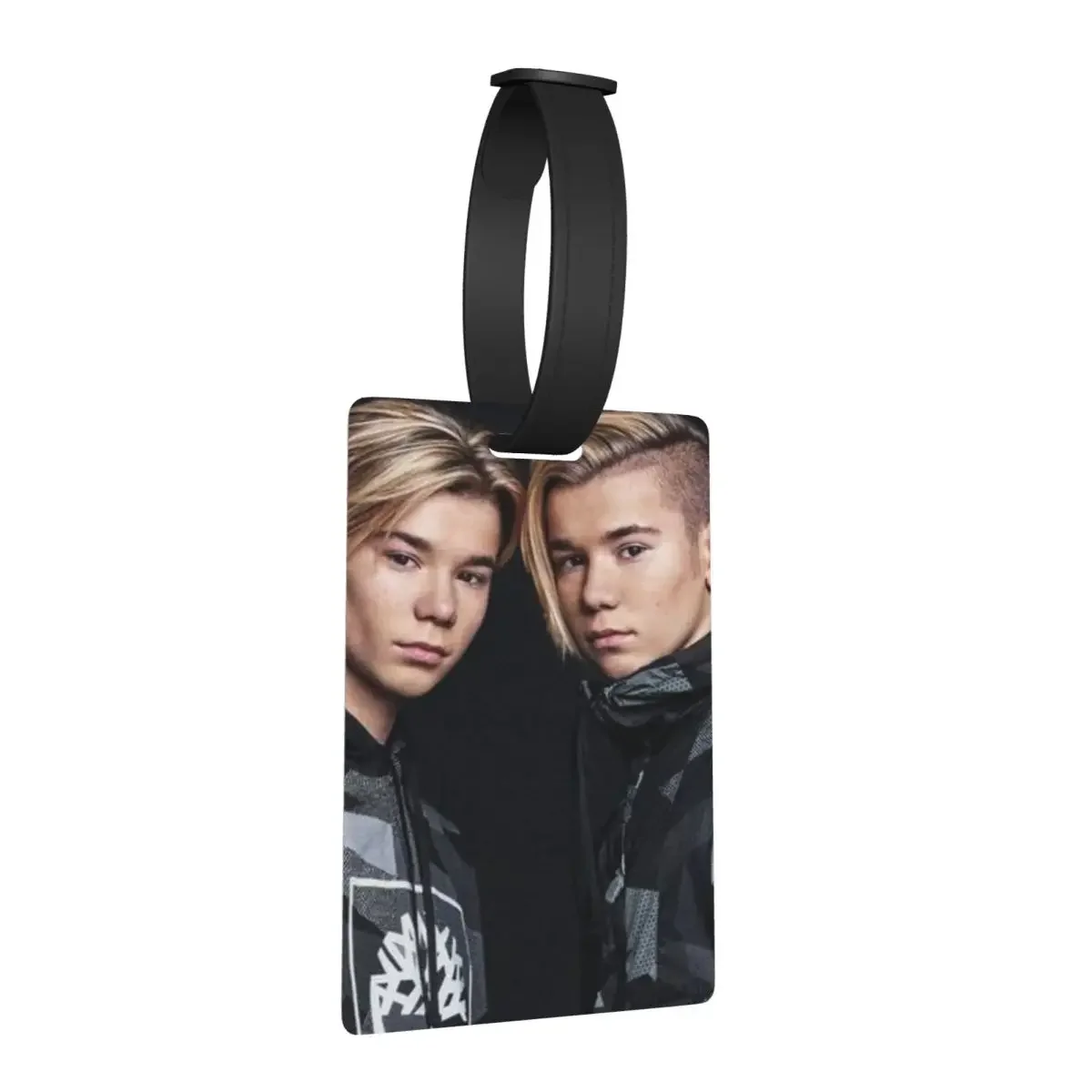 

Маркус и Мартинус Швеция Норвегия Евровидение Багажные бирки Чемодан Модный багаж Посадная бирка Держатель этикетки ID Имя Адрес