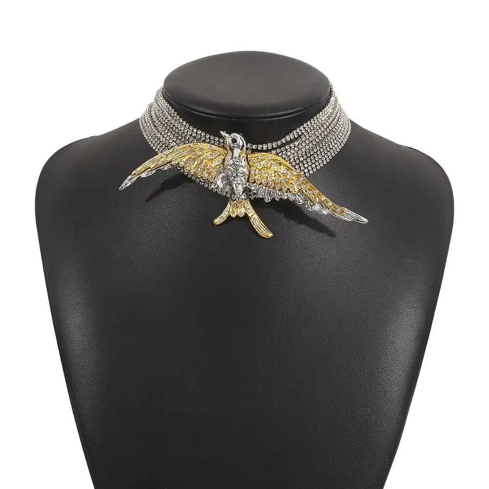 Exaggerated Flying Bird Multi-layer Necklace Fashionable Niche Swallow Necklace Retro Temperament Exquisite Collarbone Chain