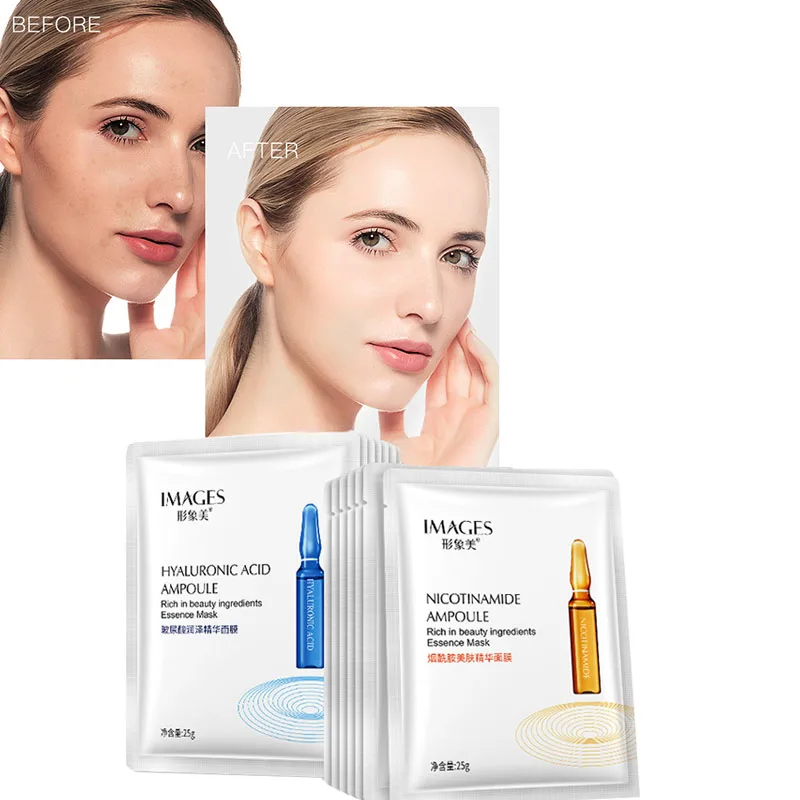 

Hyaluronic Acid Mask Moisturizing Serum Hydrating and Moisturizing Niacinamide Mask Rejuvenating Brightening Skin Tone Skincare