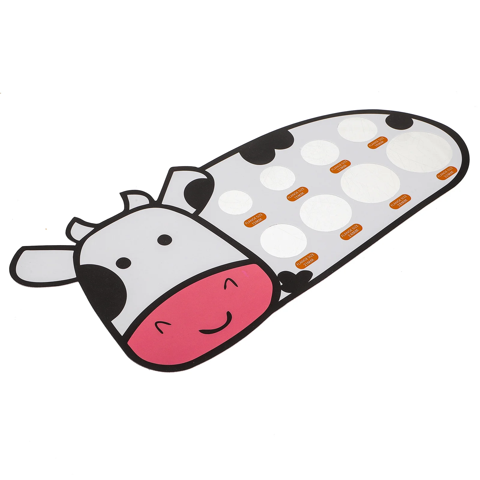 

Measuring Tool Flange Size Measurement Card Easy Use Lightweight Portable Breast Flange Measuring Tool for Nipples