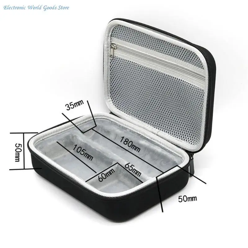 A3PD Reliable Storage Bag for Mijia Hair Trimmer 2 Hair Trimmer Inner Mesh