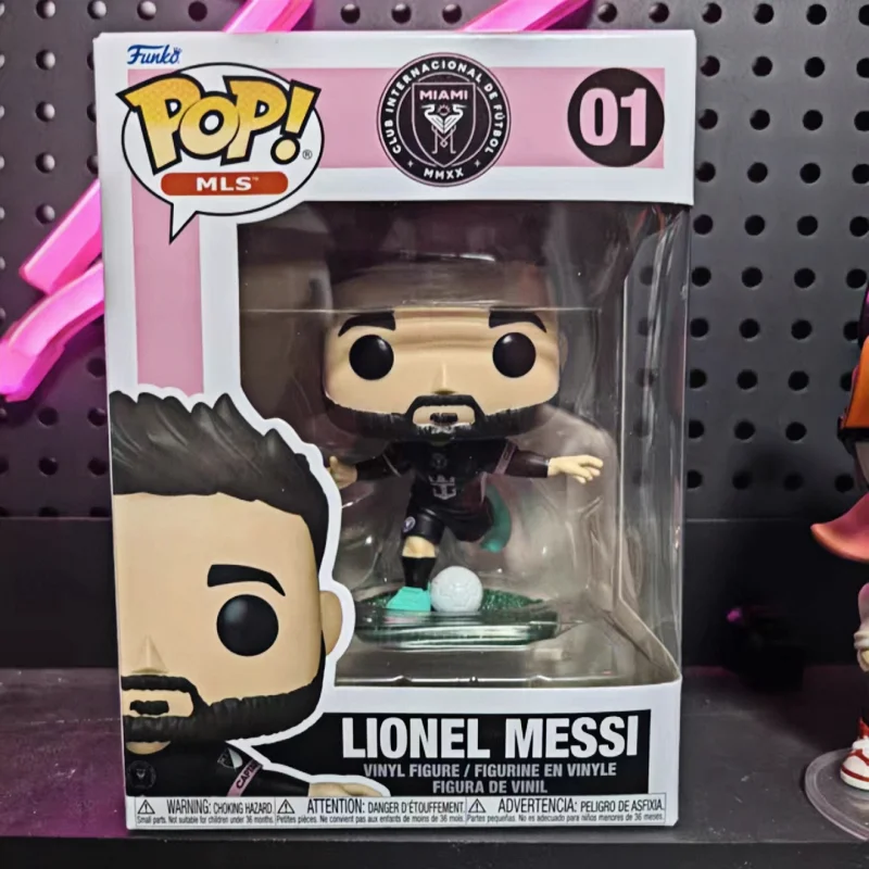 Funko POP Football Star Series Messi Haaland Yamal Luis Díaz Darwin Núñez Pedri Figurine Collectible Model New Year Gift Toys - view 6