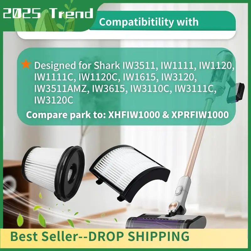 

AD33 HOT HEPA Filters Replacement For Shark IW3511 IW1111 Detectpro Lightweight Cordless Stick Vacuum Cleaner Parts