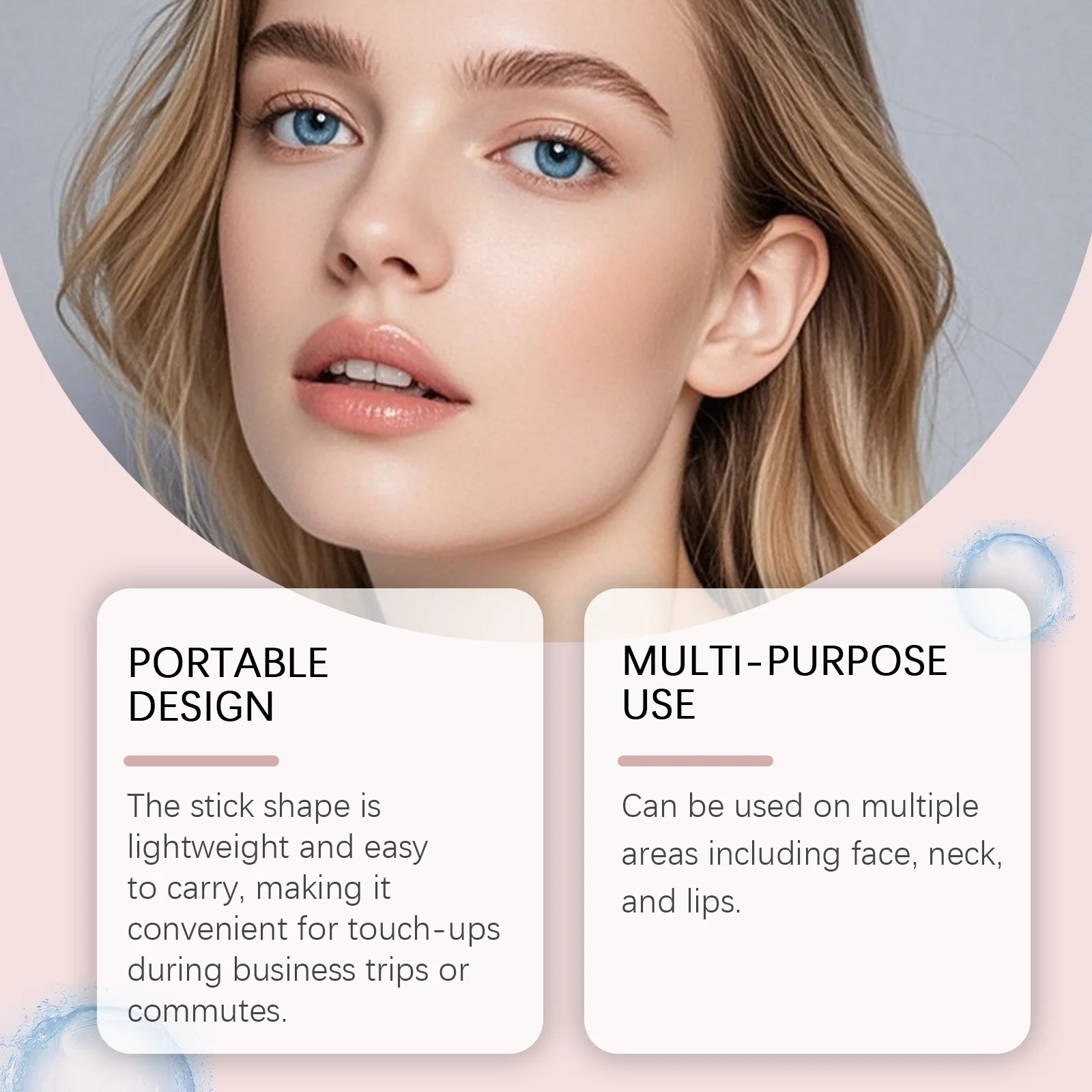 PDRN Pink Collagen Volume Multi Balm Hydrating Anti Aging Smooth Plump Skin Reduce Wrinkles Smile Lines Portable Collagen Stick