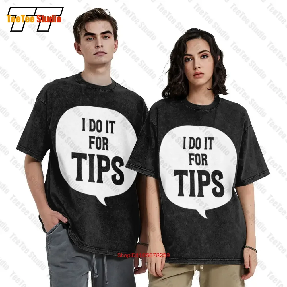 Waiter Waitress Bartender Server Vintage Oversized T-Shirt Q4B5