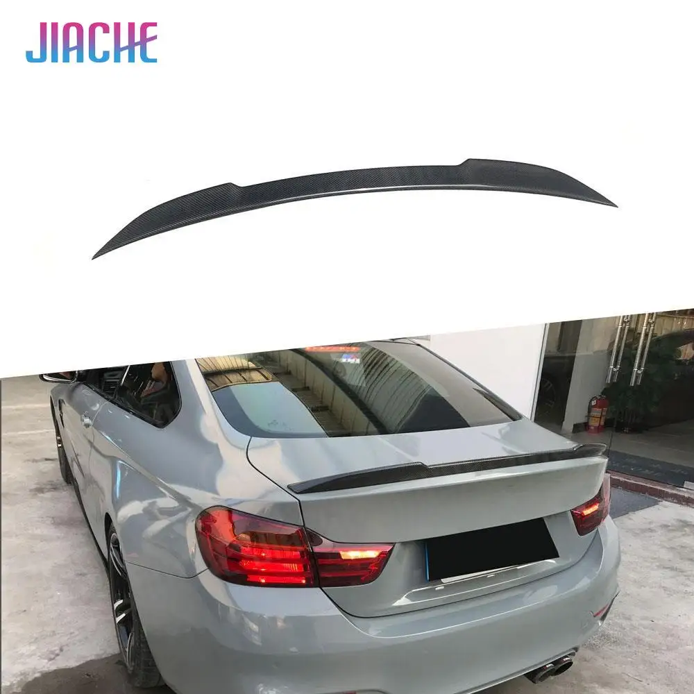 

Carbon fiber / FRP Rear Spoiler Boot Duck Wings For BMW 4 Series F82 M4 Coupe 2Door 2014 - 2017 CS Style Spoiler