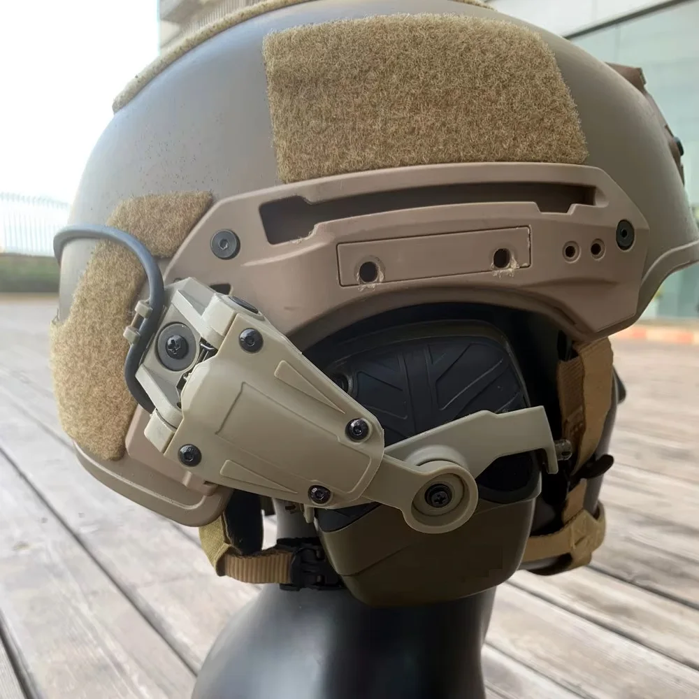 Tactical Headset Mount Adapter Designed for Wendy EXFIL Series Helmets Rails，compatible with Howard Leight Impact Sports Headset