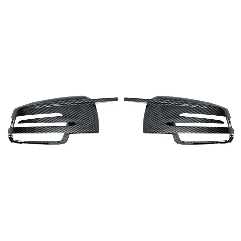 Black Side Mirror Cover Caps For Merceded-Benz C Class W204 2008-2013 C180 C200 C250 C300 C350 C400 C43 C63 C63 S Sport style