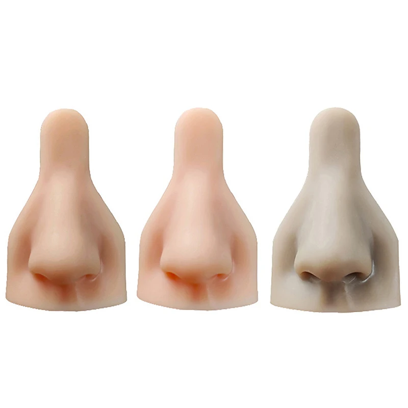 

Soft Silicone Flexible 3D Three-Dimensional Nose Model For Piercing Practice Nose Ring Jewelry Display Piercing Model