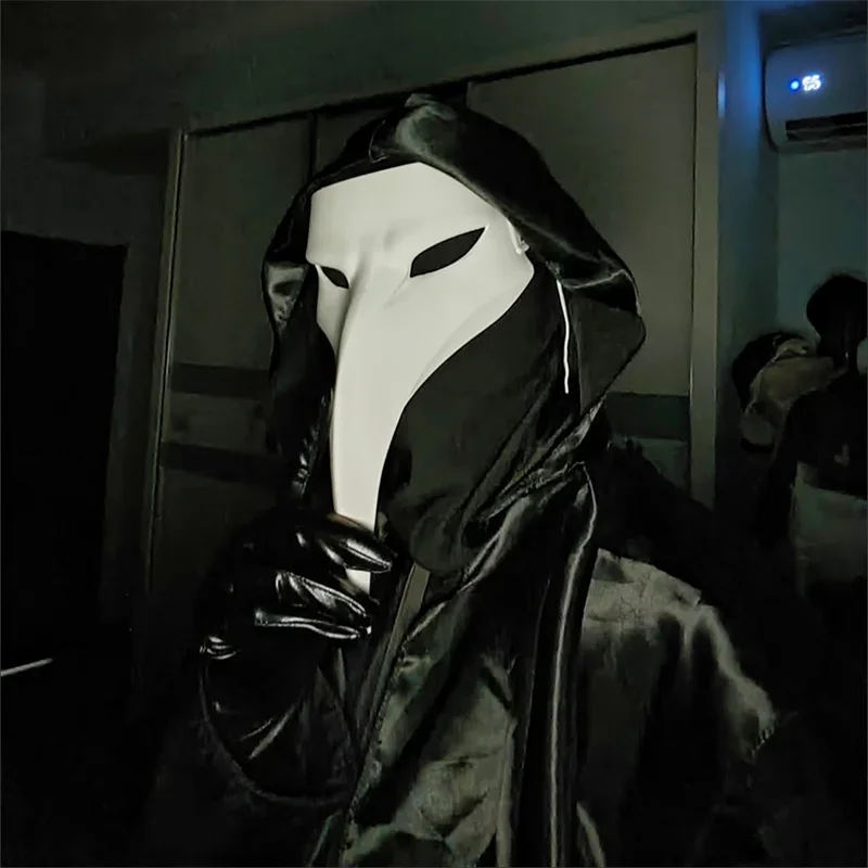 SCP Foundation SCP-049-J The Plague Fellow Cosplay Mask Doctor Schnabel Facepiece Full Face Masks Helmet Carnival Halloween Prop
