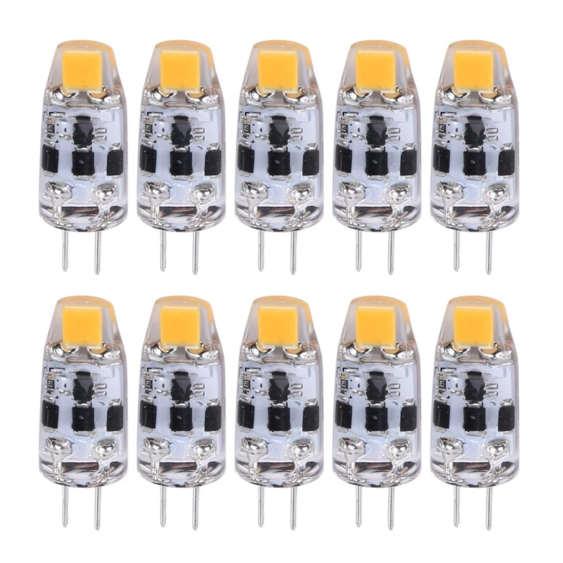 Nieuwe G4 Lamp 2W G4 Led Lamp Is Gelijk Aan 20W G4 Halogeenlamp Vervangingsonderdeel, G4 Basis Ac/Dc12v-24V 10 Stuks