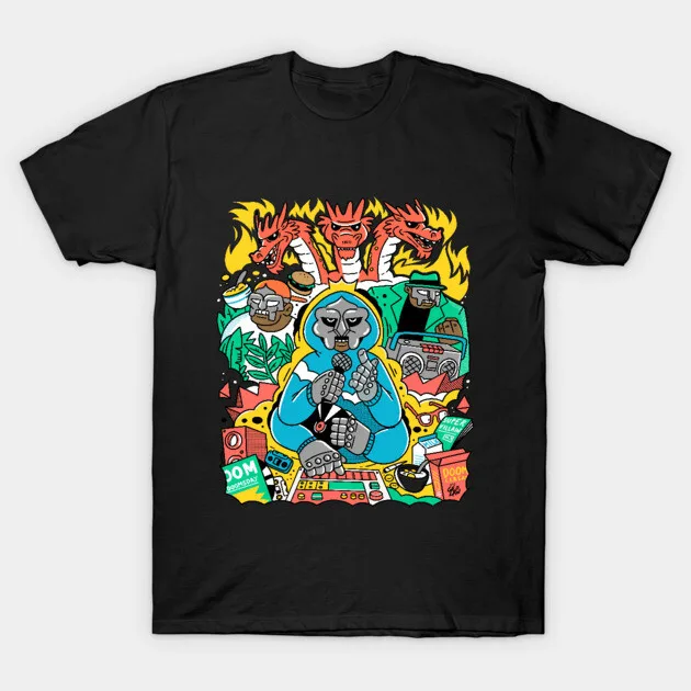 

Men’s MF DOOM & FRIENDS T-Shirt Unisex Hip Hop Icon Graphic Vibrant Retro Rap Music Merch Cotton O-Neck Short Sleeve Top