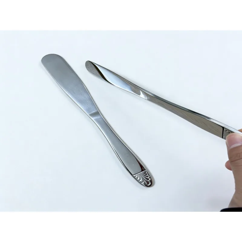 

Dental Plaster Mixing Knife Stainless Dental Tools Impression Material Long Handle Non Slip Heat Resistant Oral Mixing Knife