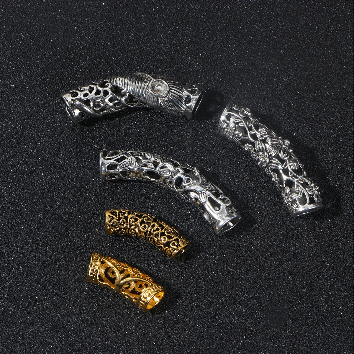 

10 шт., аксессуары для дредов, регулируемые бусины, без повреждений, зажимы для наращивания волос, легко удаляемые бусины для дредов Lq381-5