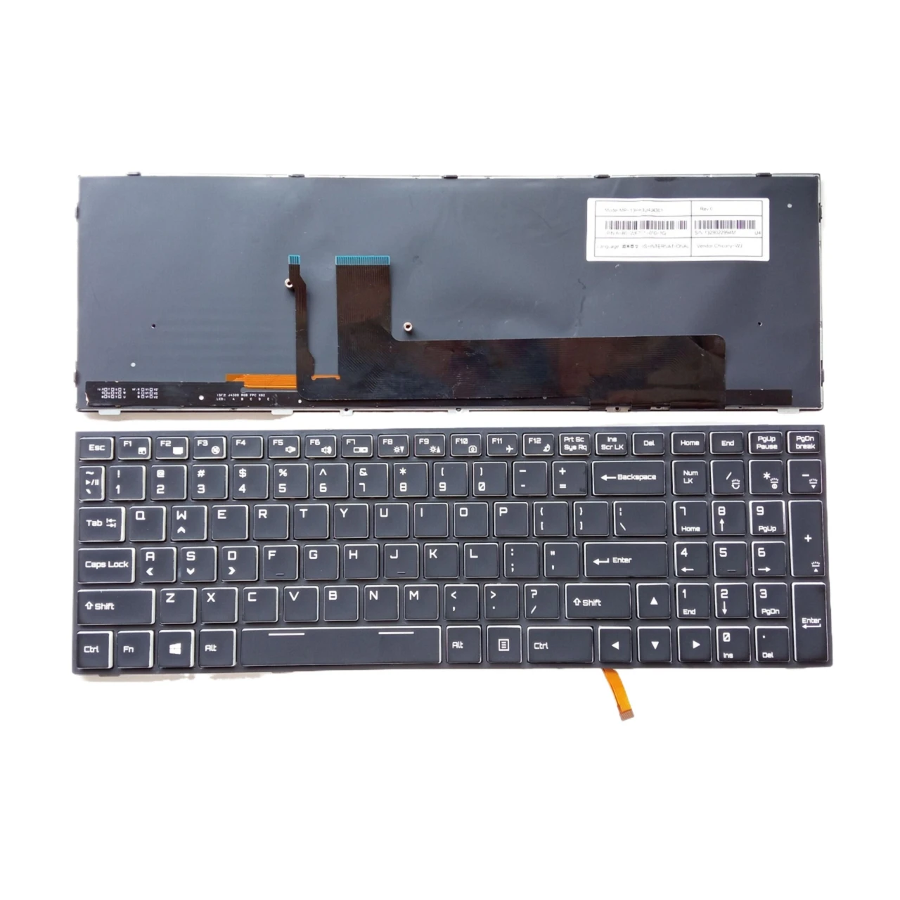 

New US Laptop RGB Backlit Keyboard For CLEVO P650HP3 P650HP3-G P650HP6-G P650HS-G P650RP6 P650RP6-G P650RS6-G