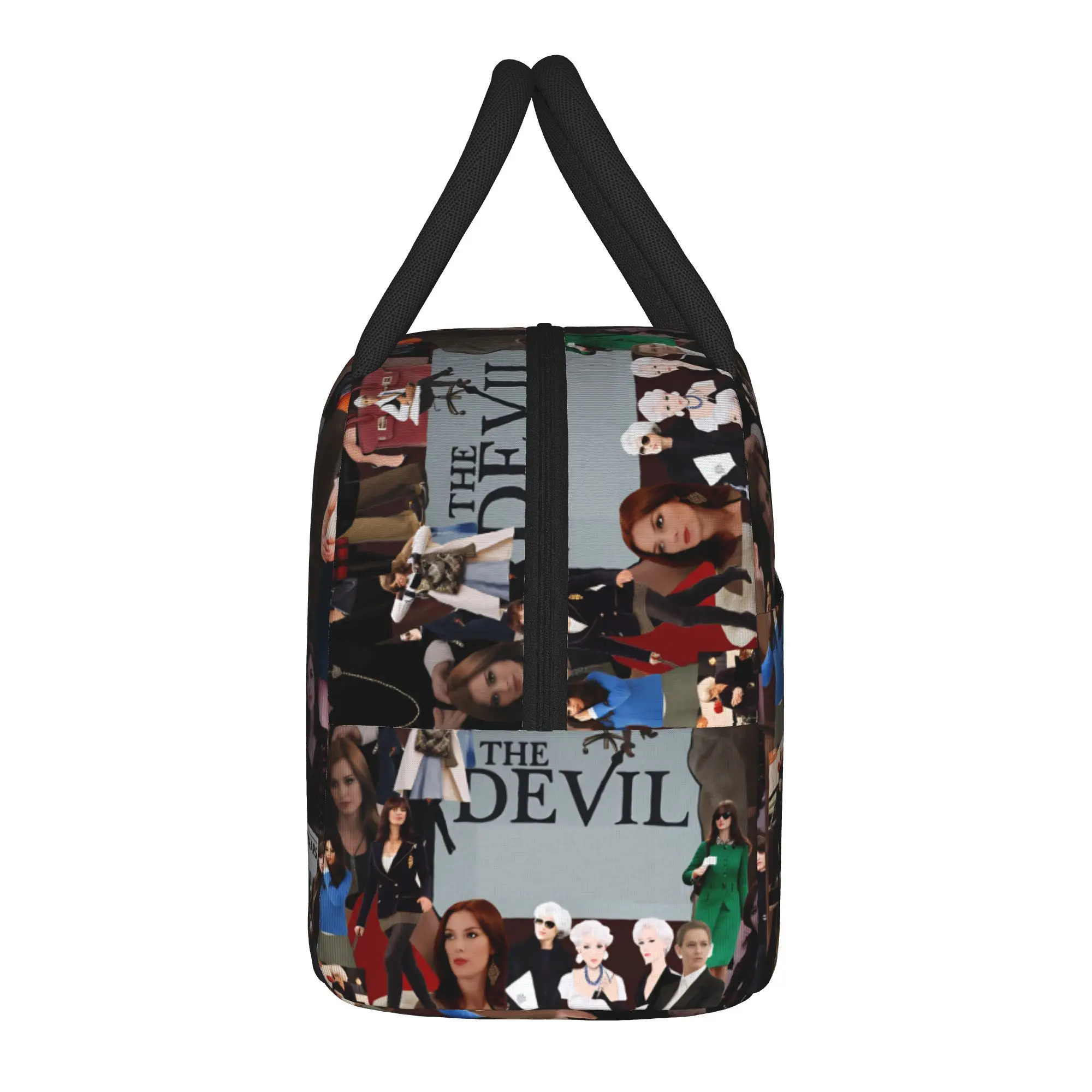 The Devil Wears Pradad Lunch Bag Film Casual Lunch Box For Adult Outdoor Insulated Cooler Bag Oxford Thermal Tote Handbags