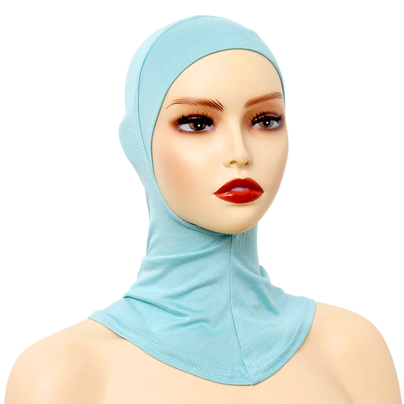 Berretti Turbante musulmani per le donne Turbante in cotone tinta unita Mujer chemio cappello cofano testa sciarpa Hijab turbanti cappello