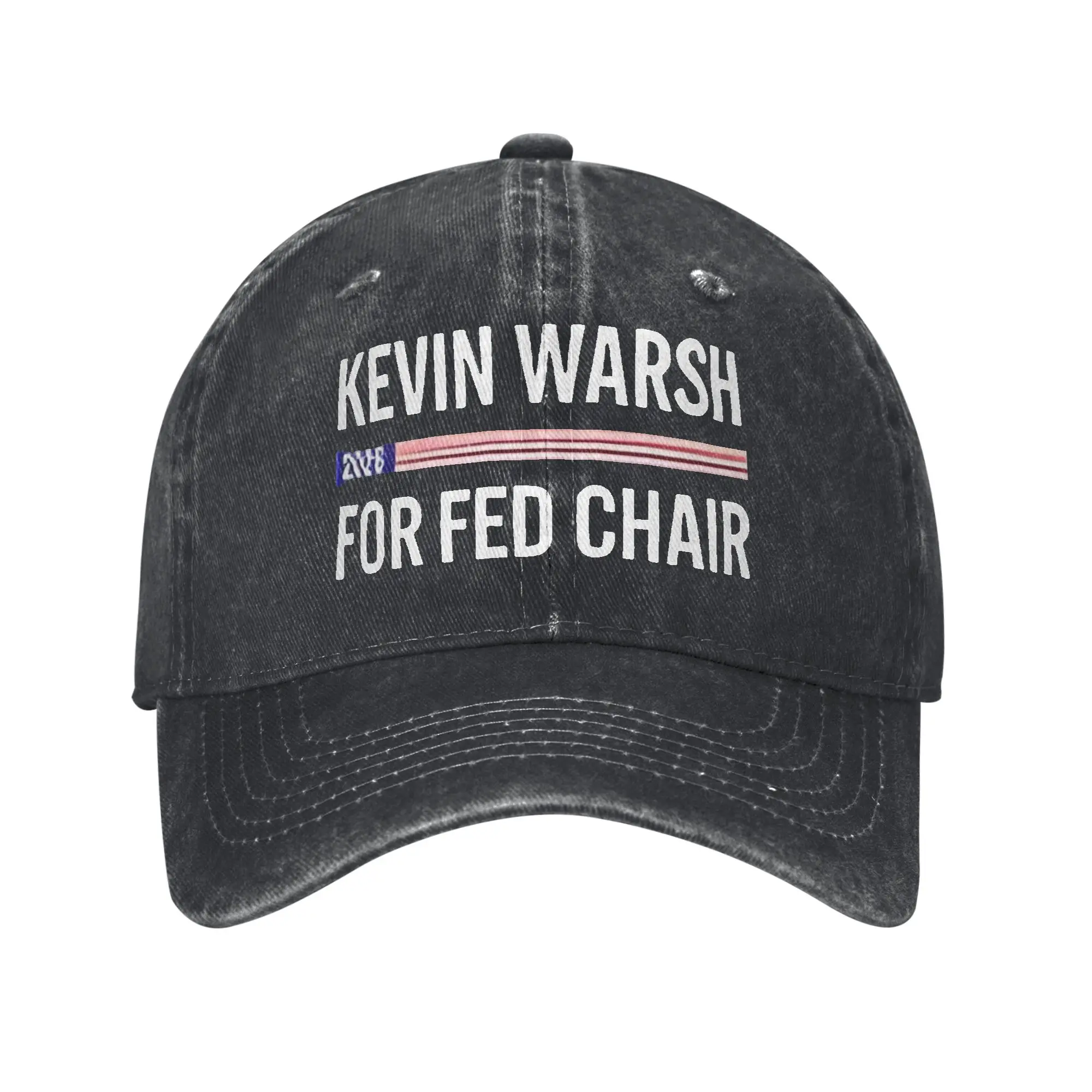 Kevin Warsh 2026 Casual Baseball Cap For Couple Women Summer  Hunting Camping Hip Hop Hats Vintage Breathable Baseball Caps