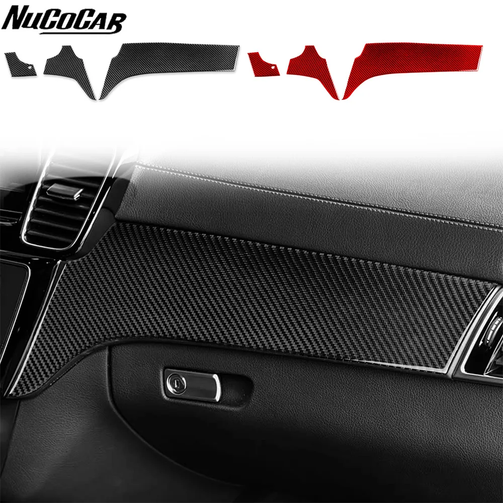 For Benz GLE GLS W166 2016-2019 Carbon Fiber Speedometer co-pilot instrument panel Car Accessories Interior Decorative Stickers
