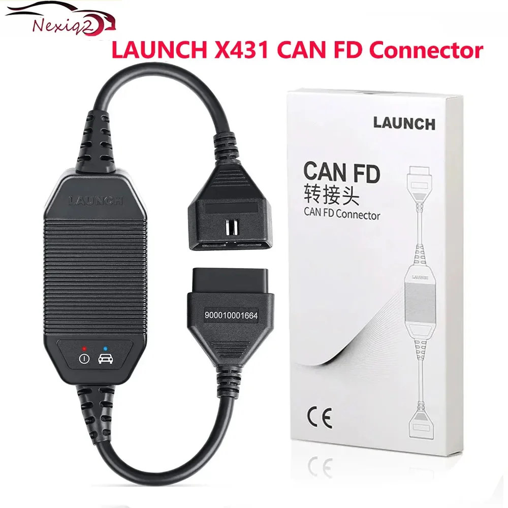 Original LAUNCH X431 CAN FD Adapter Code Reader CANFD Cable Car Diagnostic Scanner for X431 V+/ Pro3/ Pad 3/ Pad V For Jlr