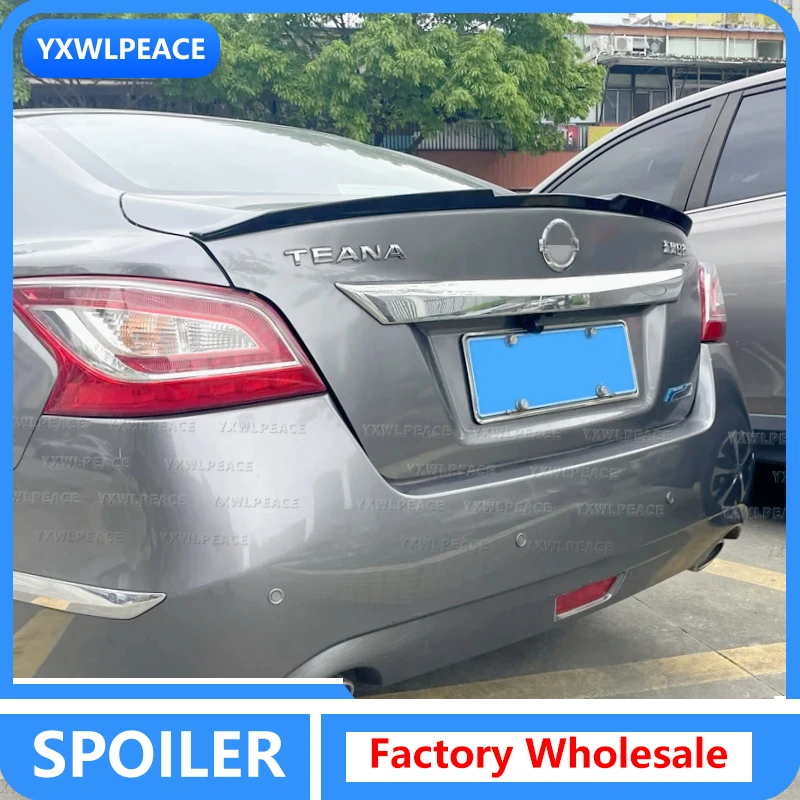 

For Nissan Teana / Altima 2013 2014 2015 Spoiler High Quality ABS Material Primer Color Rear Trunk Spoiler Body Kit Accessories