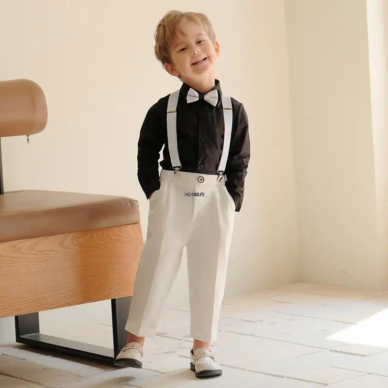 Boys Children\'S Day Photography Suit School Kids Formal Wedding Dress Performance Suit 1 Year Baby Birthday Ceremony Costume