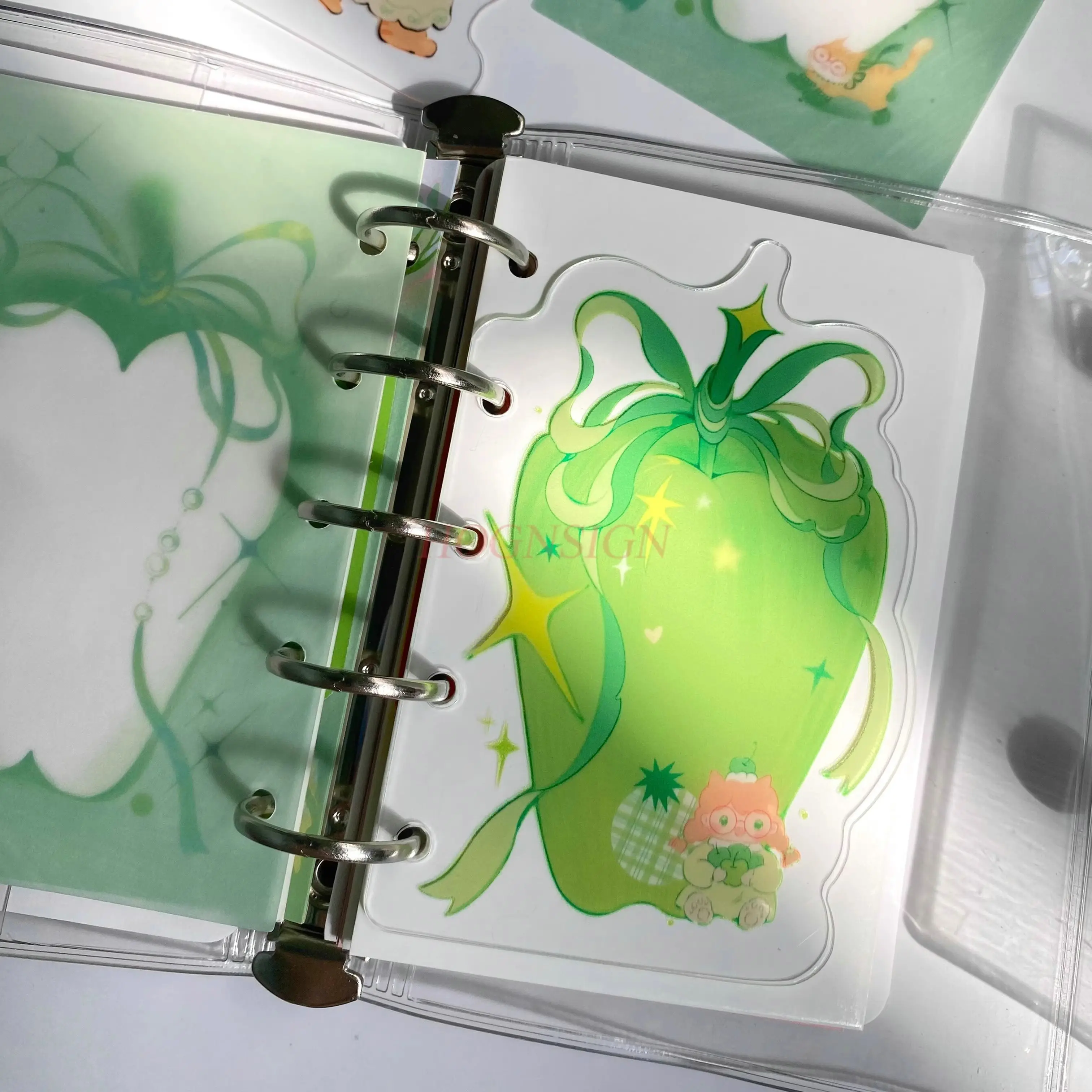 

1 шт. сепараторы акриловые сепараторы Apple Theme Сепараторы для зеленых яблок
