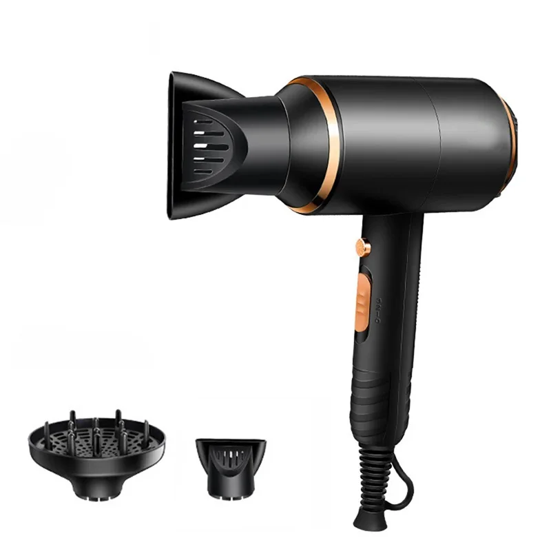 Hair Dryer, 1700W Professional Blow Dryer for Fast Drying, with Hair Dryer Concentrator and Diffuser, 5 Speed and 2 Heat Setting