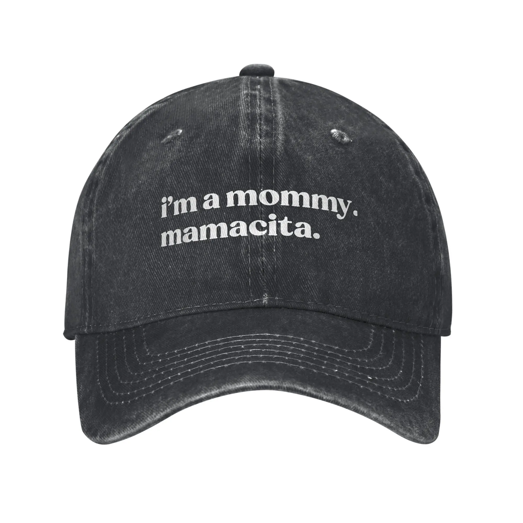 

I'm a Mommy Mamacita Funny Huda Love Inspired Island Baseball Cap Sun Kpop Rock Sunscreen Hip Hop Hats Couple Print Snapback Cap