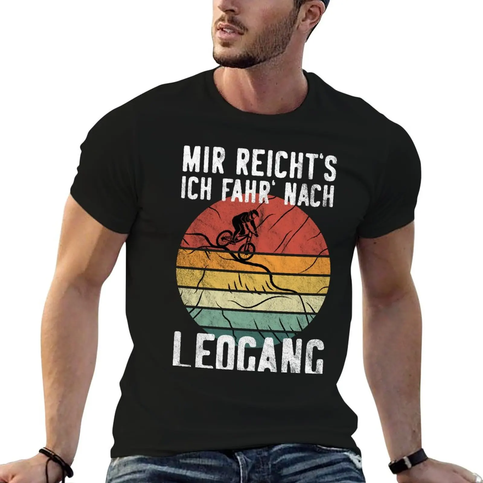 

I'M ENOUGH I'M GOING TO LEOGANG MTB Gift Downhill Mountain Biking T-Shirt cheap stuff Short sleeve tee men