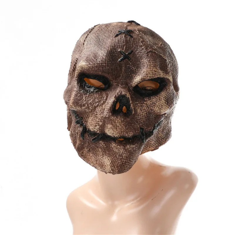 

Halloween Mask Linen Bag Skull Terror Latex Skull Simulation Performance Prop Face Role Play
