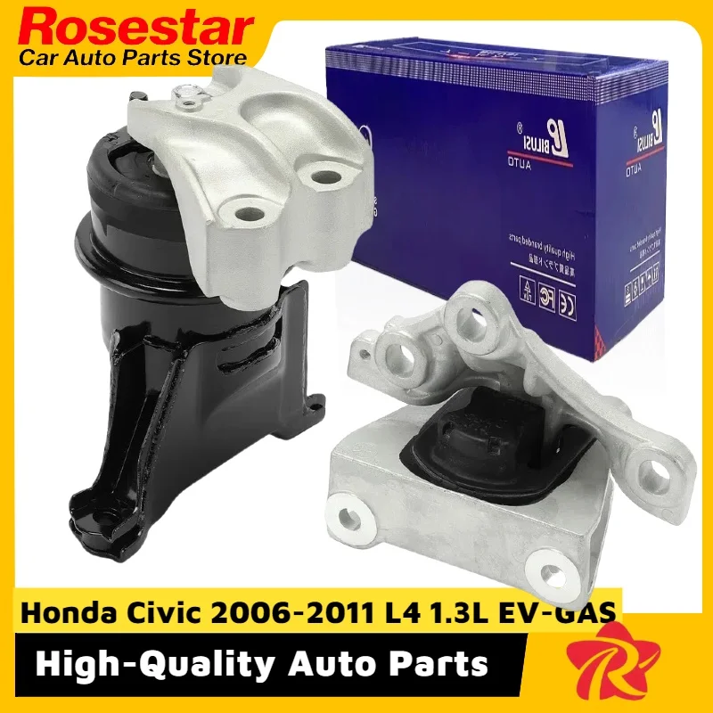 

2pcs Engine Motor & Transmission Mount for Honda Civic 2006-2011 L4 1.3L EV-GAS