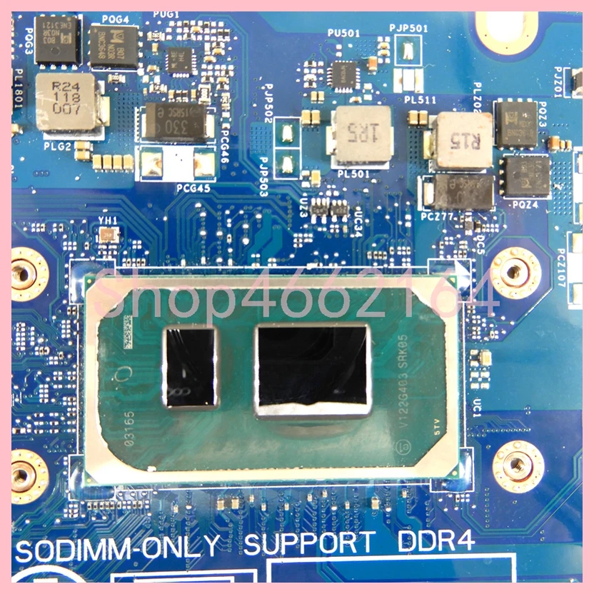 Imagem -03 - Placa-mãe Portátil para Dell Notebook Mainboard Cpu Vostro 3400 3500 Inspiron 3501 La-k034p I31115g4 I5-1135g7