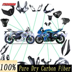 For Suzuki GSXR GSX-R 1000 2017-2019 2020 2021 2022 3k Carbon Fiber Motorcycle Accessories Retrofit Parts Fairing Fenders Cover