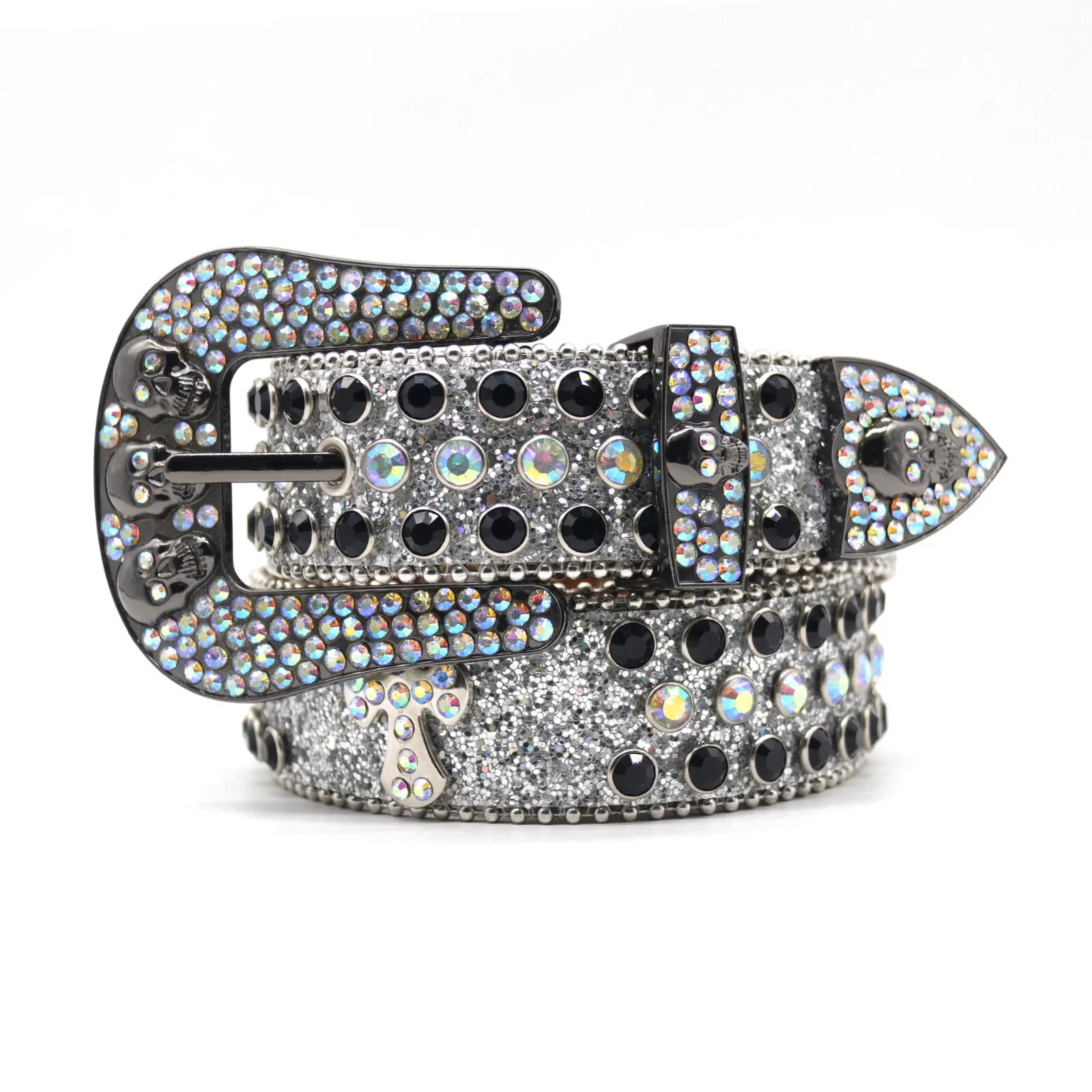 western-rhinestone-belt-crystal-skull-studded-cowgirl-cowboy-belts-for-men-wome