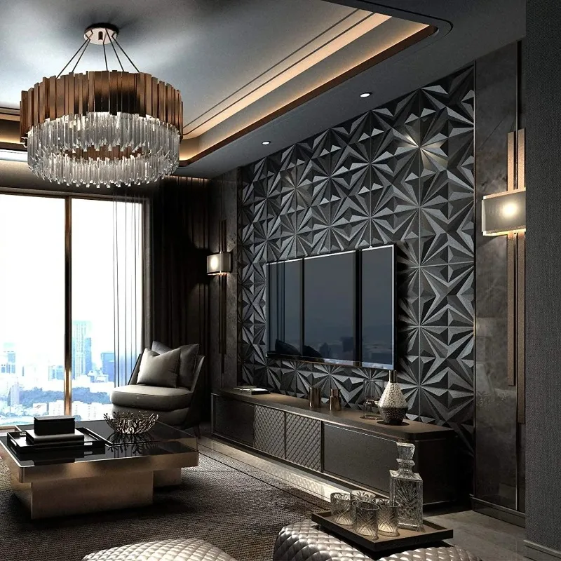 12 قطعة ملصقات جدار بسيطة حديثة ثلاثية الأبعاد حائط الخلفية مجلس غرفة داخلي شركة منصة مشروبات مخزن التوظيف صورة جدار ديكور #5