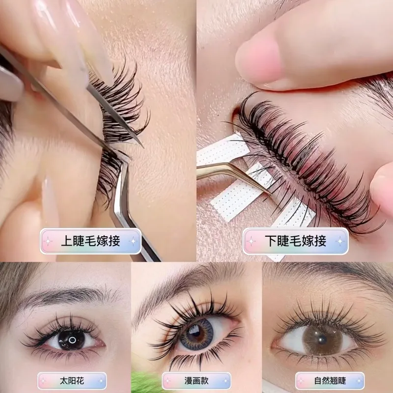 Pinzas para pestañas VETUS, pinzas superduras de acero inoxidable de alta precisión para ventiladores de volumen, extensión de pestañas, maquillaje 2027, 1 ud.