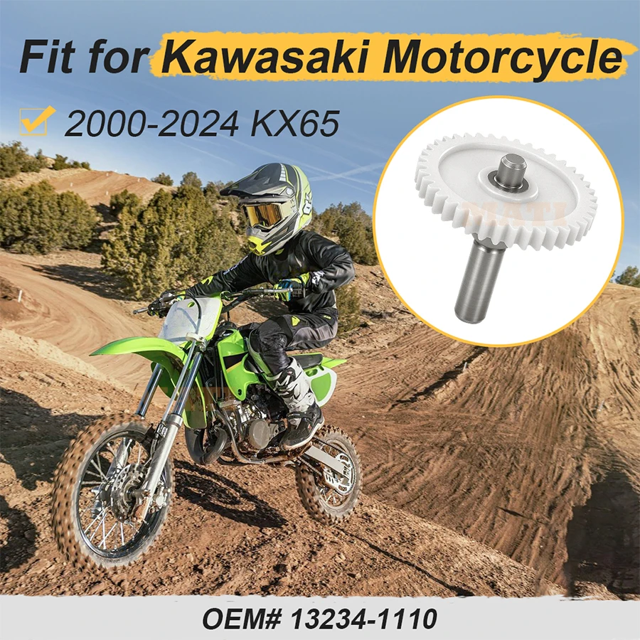 M MATI Water Pump Gears For Kawasaki KX65 2000-2024 13234-1110