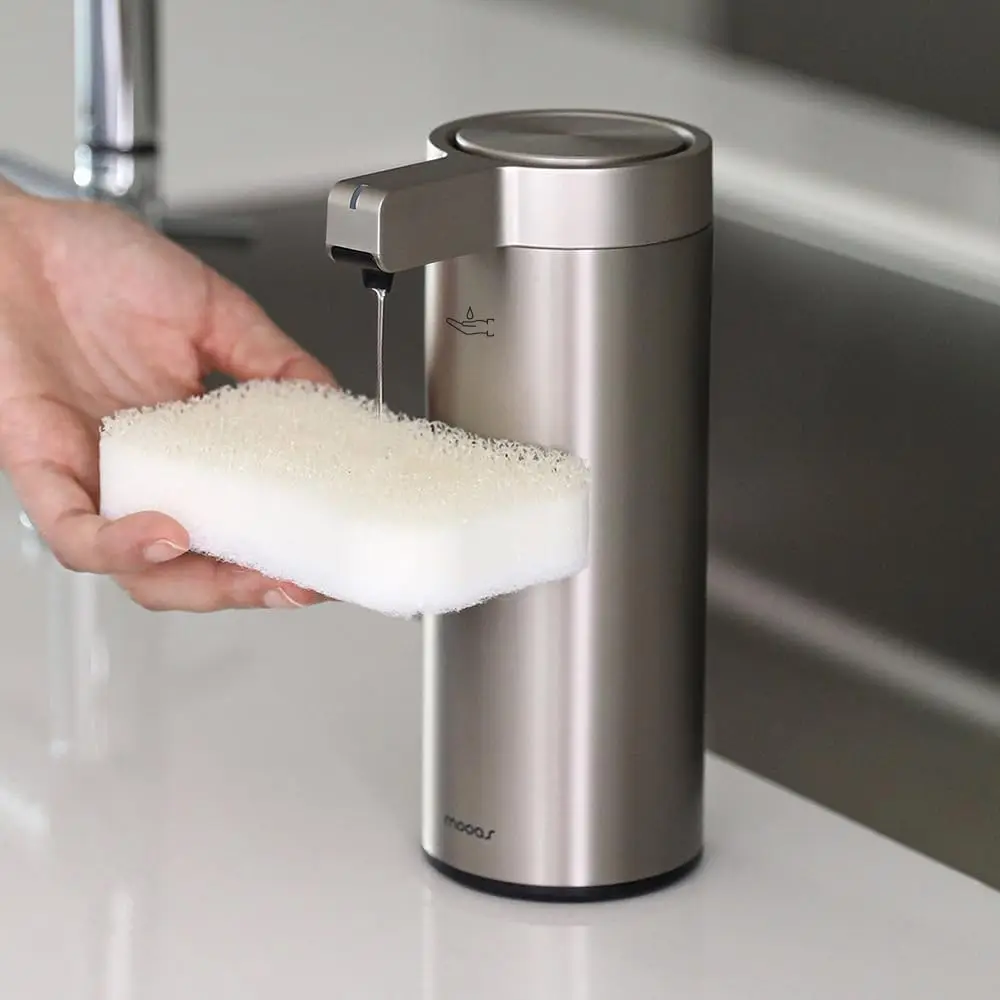 Automatic Touchless Liquid Soap Dispenser, Stainless Steel Waterproof Motion Sensor Hands Free Soap Dispenser