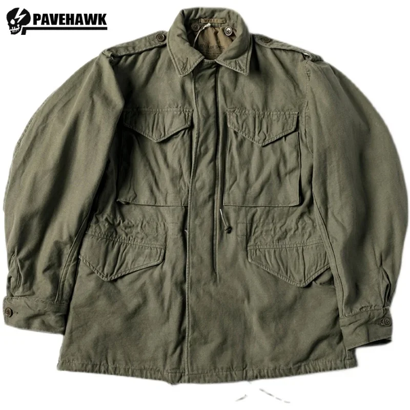 

M-51 Field Jacket Men Reprint M-1951 Combat Style Cotton Coat Mid Length Waterproof and Waterproof Tactics Outwear M43 M65