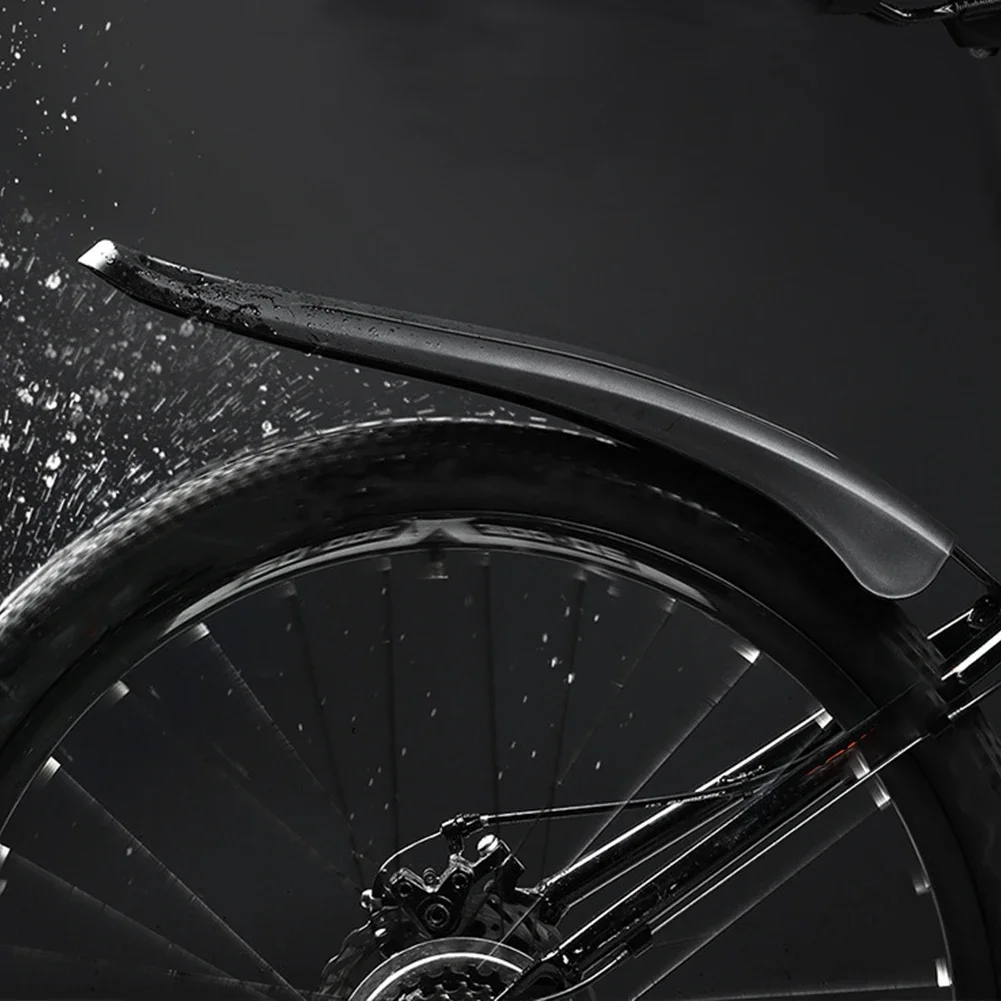 2pcs Bicycle Fender PP Soft Plastic For MTB 26-29inch Universal Mudguard Widen Mud Protector Bike Splash Protection Accessory view 4