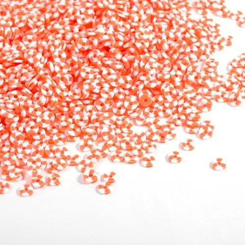 300 Stück 6mm Flache Runde Polymer Clay Perlen Handgefertigte Scheiben Lose Abstandsperlen für Schmuckherstellung DIY Armband Halskette Heishi Perlen – Detail 27