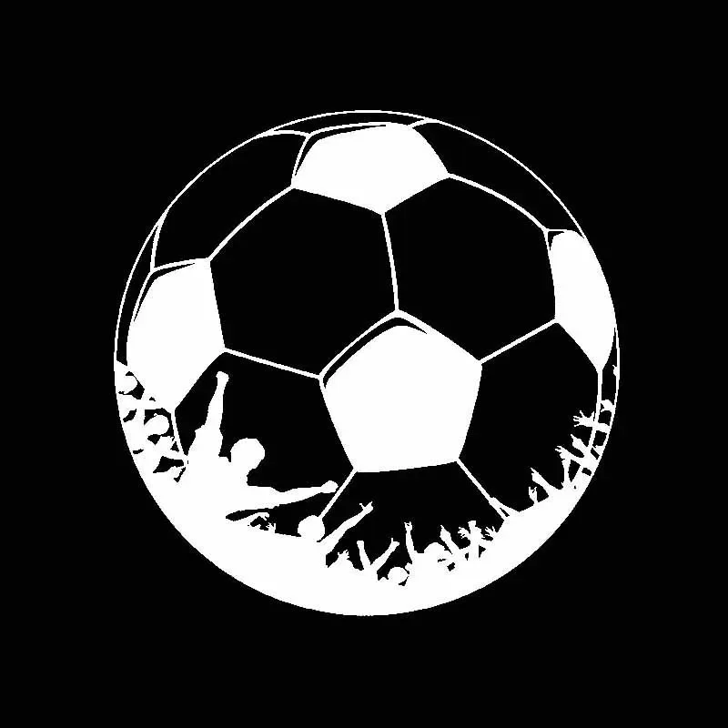 Football Pattern PVC Stickers on Car Sunscreen and Waterproof Sticker Cover Scratches Custom Car Decoration Motorcycle Decals