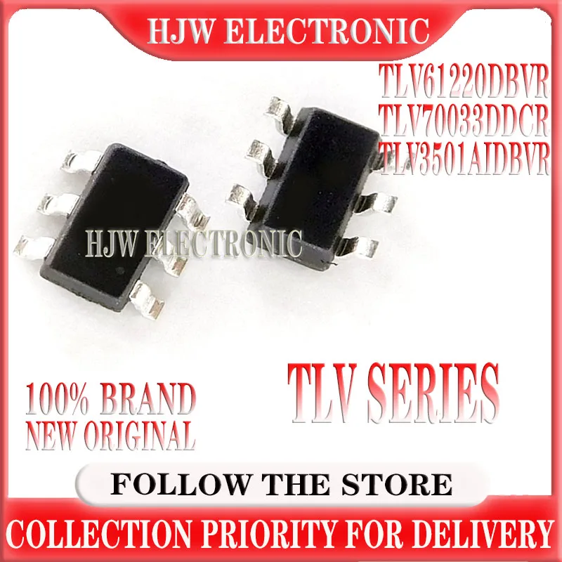 

(10piece)New TLV61220DBVR VUAI TLV61220 TLV70033DDCR TLV70033DDCT ODN TLV3501AIDBVR sot23-6 Chipset