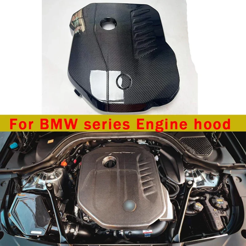 For BMW 3 4 5 6 series G20 G22 G30 G11 G12 G32 M540 Carbon fiber engine hood B58 3.0T 6-cylinder engine hood cover Car Accessori