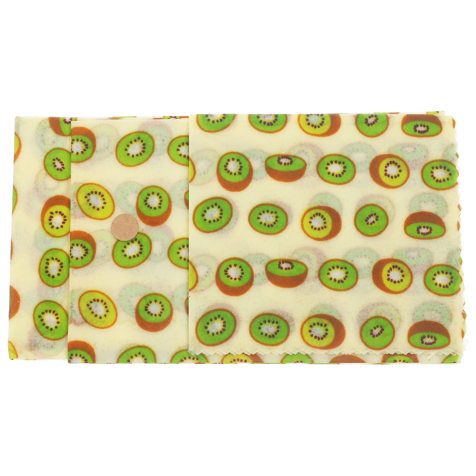 

3Pcs Beeswax Food Wraps Set Non Sticky Reusable Wrap Cloths for Bowls Containers Snacks Natural Organic Storage Wraps for Home