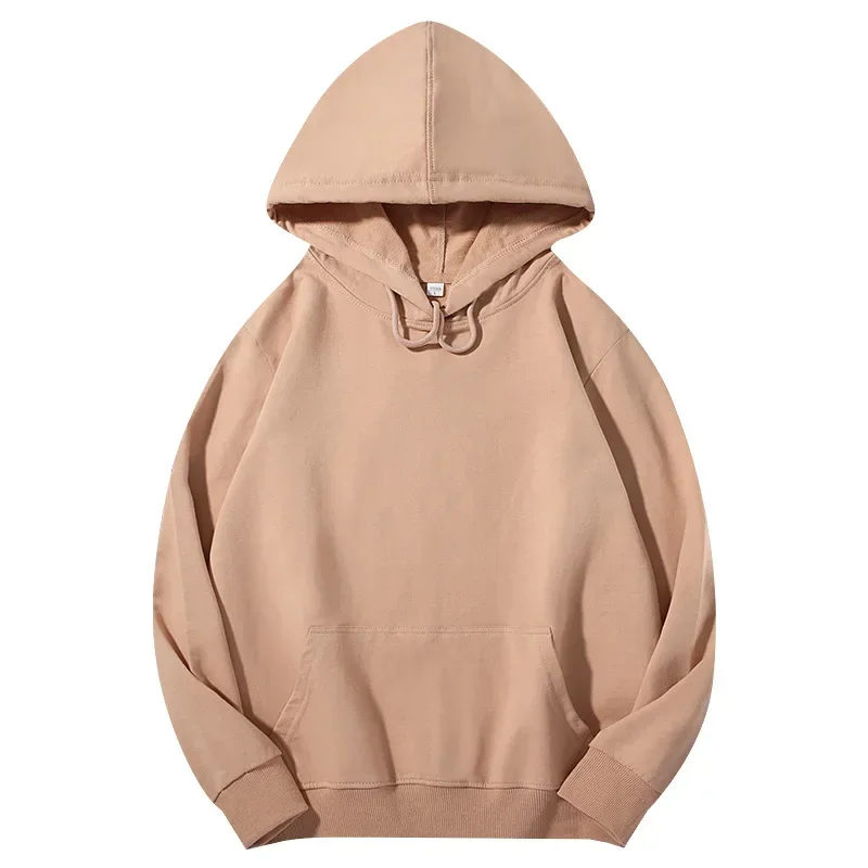 Spring Autumn Women Hoodies Solid Hooded Cotton Quality Hoodie Loose Harajuku Knitwear Multicolor Womens Pullovers Streetwear