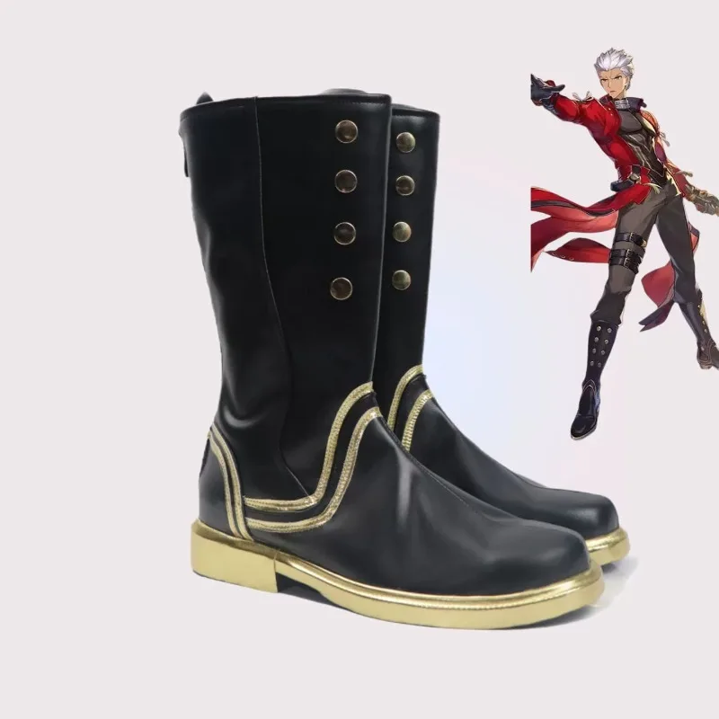 Honkai Star Rail Fate FGO Archer Cosplay Shoes EMIYA Cosplay Shoes Boots Fate Stay Night Cos For Hallowmas Party Men Women